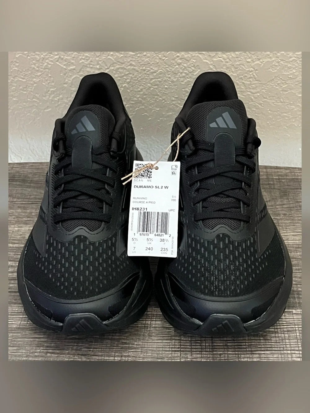 Adidas Women's Duramo SL 2.0 Running Shoes Black Color- Size 7